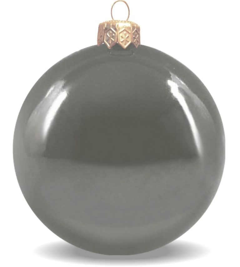 Weihnachtskugeln aus Kunststoff für innen und aussen olivgrün glänzend