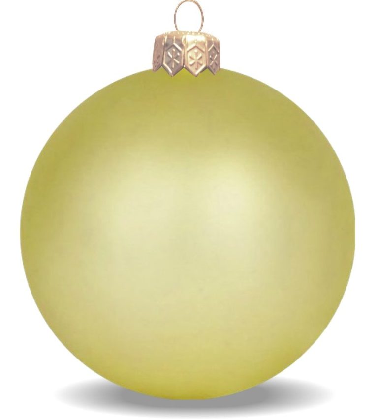 Weihnachtskugeln aus Kunststoff für innen und aussen messing glänzend