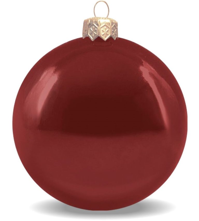 Weihnachtskugeln aus Kunststoff für innen und aussen hellgold glänzend