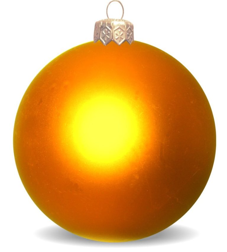 Weihnachtskugeln aus Kunststoff für innen und aussen orange glänzend