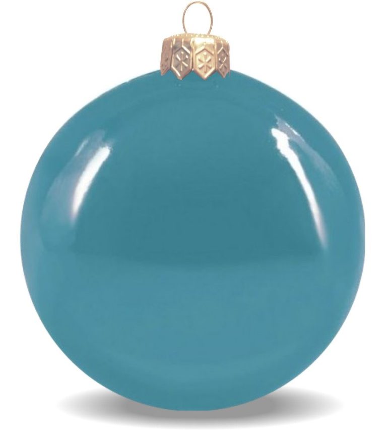 Weihnachtskugeln aus Kunststoff für innen und aussen bronce glänzend